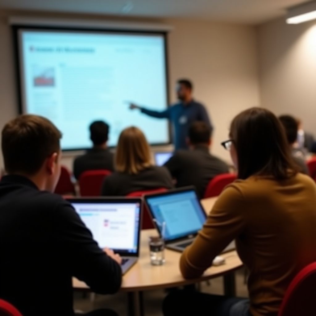 A workshop on game design.
